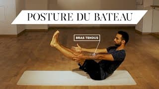 La posture du bateau (Paripurna Navasana)