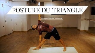 Le triangle inversé (Utthita Trikonasana)