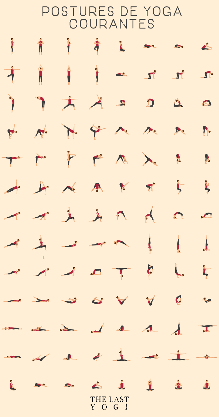 Une liste de postures de yoga pour les débutants
